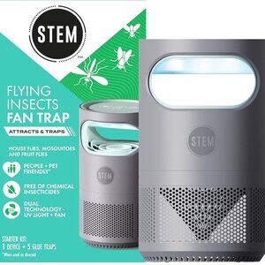 STEM Flying Insect Fan Trap for Indoor Bug Control